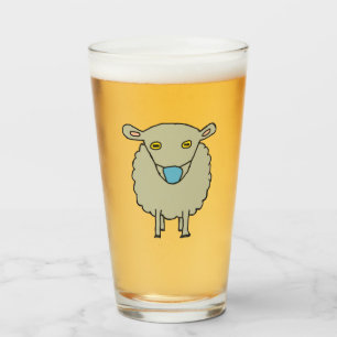 Anti-Mask Mask-Wearing Sheep Glass