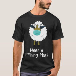 Anti Mask Wearing Sheep Wear A Mask T-Shirt