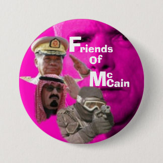 Anti-McCain Button... 7.5 Cm Round Badge