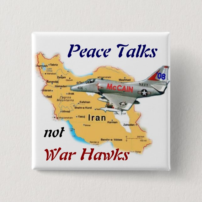 Anti-McCain Square Button (Front)