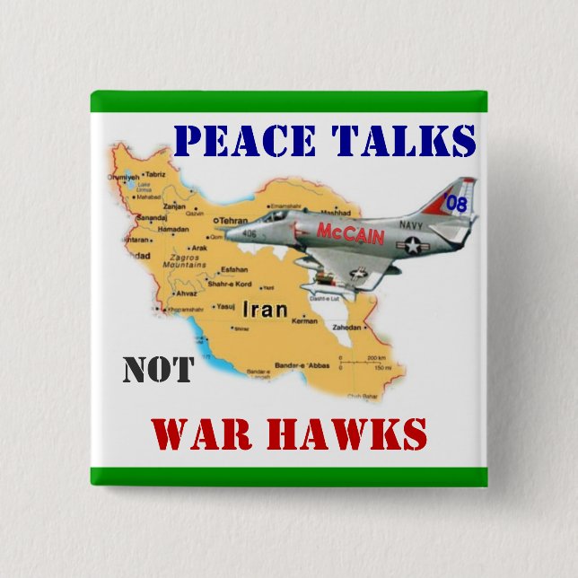 Anti-McCain Square Button (Front)