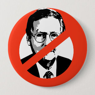 ANTI-MCCONNELL 10 CM ROUND BADGE