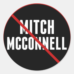 Anti Mitch McConnell Classic Round Sticker