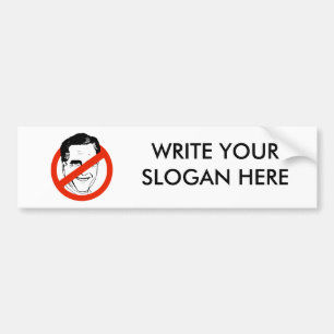 Anti Mitt Romney white - Bumper Sticker