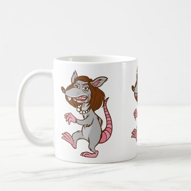 anti Nancy Pelosi rat funny Coffee Mug (Left)