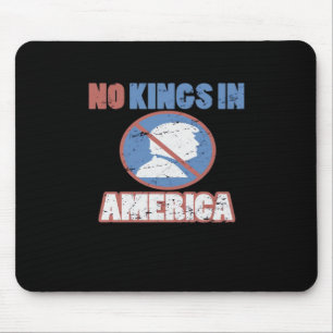 Anti- No Kings In America Classic Mouse Mat
