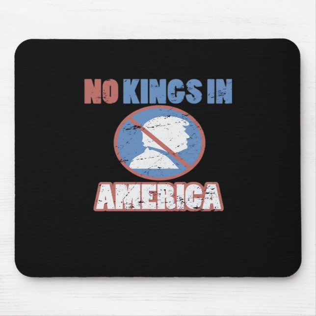 Anti- No Kings In America Classic Mouse Mat (Front)