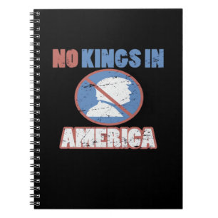 Anti- No Kings In America Classic Notebook