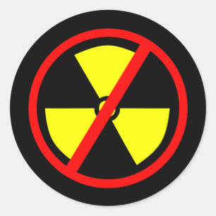 Anti-Nuclear Symbol Sticker