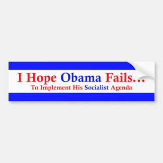 Anti-Obama 1 Bumper Sticker