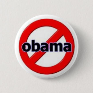 Anti-Obama 6 Cm Round Badge
