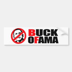 Anti-Obama - Buck Ofama sticker