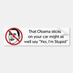 Anti Obama Bumper Sticker