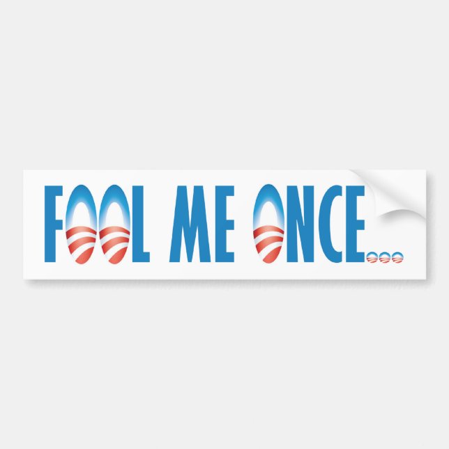 Anti Obama Bumper Sticker (Front)