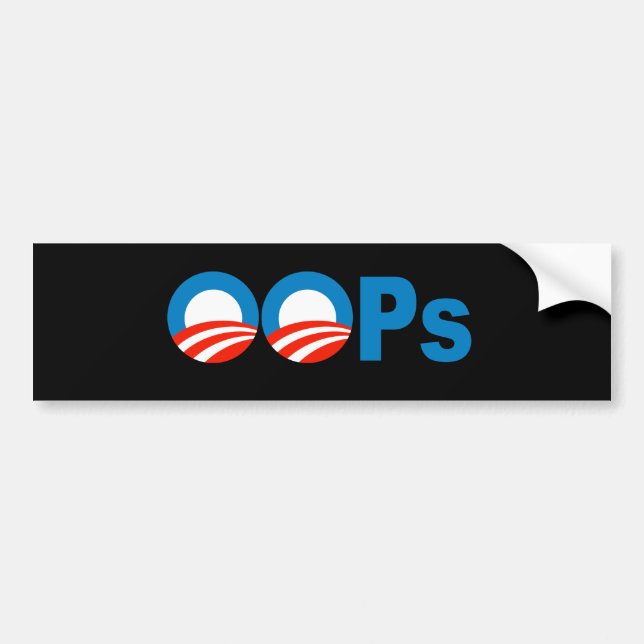 Anti-Obama Bumper Sticker (Front)