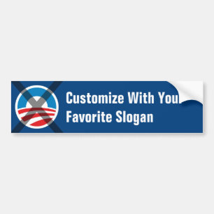 Anti-Obama Bumper Sticker - Add Your Slogan
