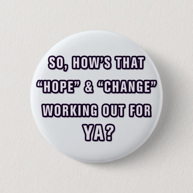 Anti Obama Button (Front)