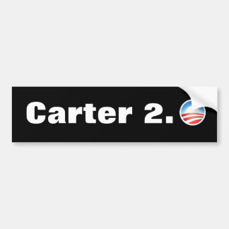 Anti Obama Carter 2.0 Election 2012 Bumper Sticker