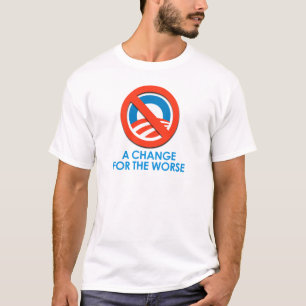 ANTI-OBAMA - CHANGE FOR THE WORSE T-Shirt