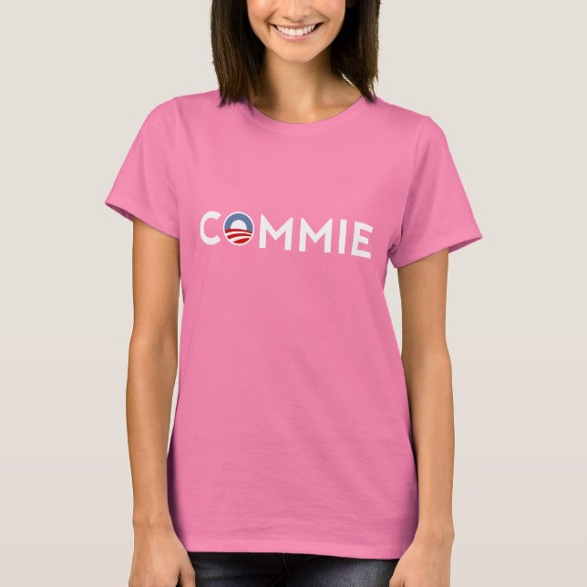 Anti-Obama COMMIE T-Shirt (Front)