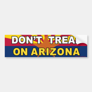 anti Obama "Don't Tread On Arizona" sticker