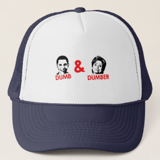 Anti-Obama - Dumb and Dumber Trucker Hat