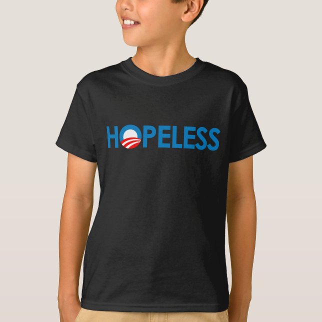 Anti-Obama - HOPELESS T-Shirt (Front)