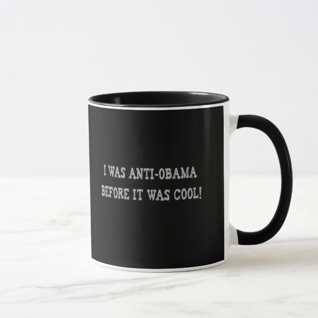 Anti-Obama Humour Mug (Right)
