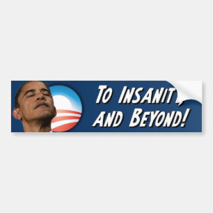 Anti Obama - Insanity Bumper Sticker