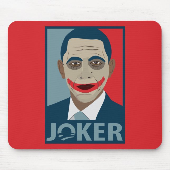 Anti-Obama Joker Mouse Mat (Front)