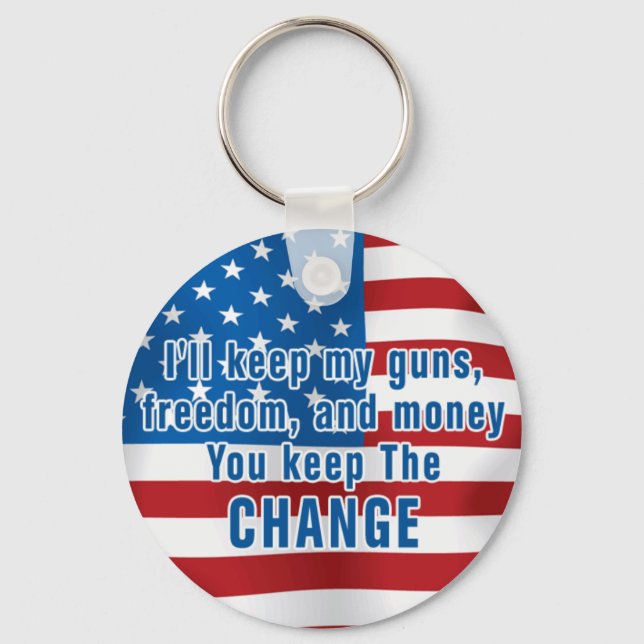 Anti-Obama Keychain (Front)