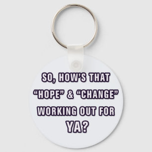 Anti Obama Keychain