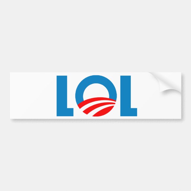 Anti-Obama - LOL Bumper Sticker (Front)