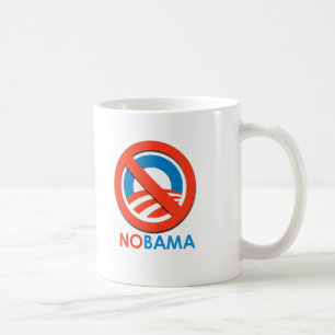 ANTI-OBAMA - NOBAMA COFFEE MUG