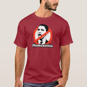ANTI-OBAMA / OBAMANATION T-SHIRT