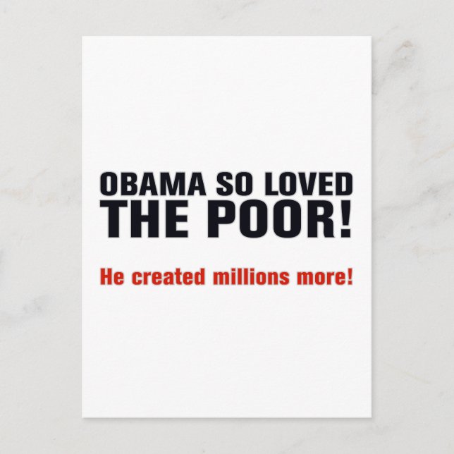 Anti Obama Postcard (Front)