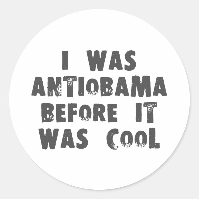 Anti Obama Sticker (Front)