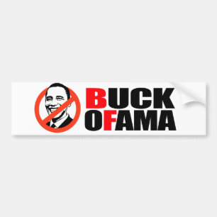 Anti-Obama T-shirt - Buck Ofama Bumper Sticker