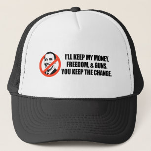 Anti-Obama T-shirt - You keep the change Trucker Hat