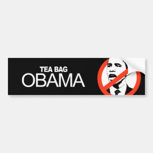 Anti-Obama - Tea Bag Obama Bumper Sticker