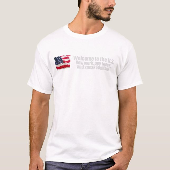 Anti-Obama - Welcome now pay taxes T-shirt (Front)