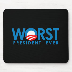 Anti-Obama - Worst President Ever Mouse Mat