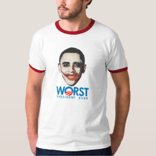 Anti-Obama - Worst President Ever T-Shirt