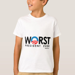 ANTI-OBAMA - WORST PRESIDENT EVER T-Shirt