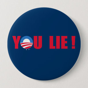 Anti-Obama - You Lie 10 Cm Round Badge