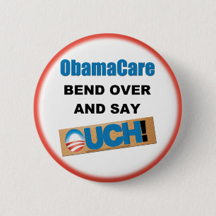 Anti ObamaCare 6 Cm Round Badge