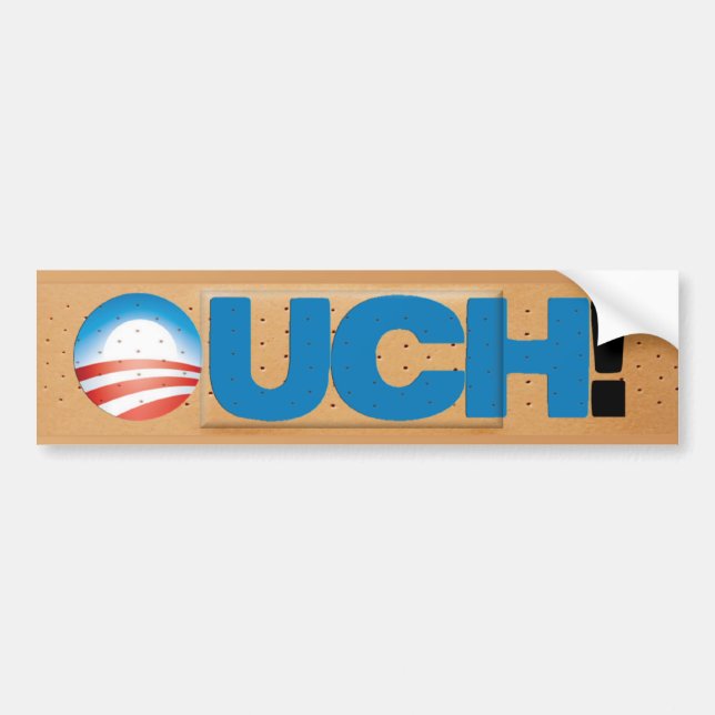 Anti ObamaCare: OUCH! Bumper Sticker (Front)