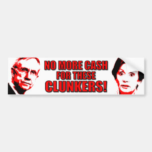 Anti Pelosi - Anti Reid - Clunkers Bumper Sticker