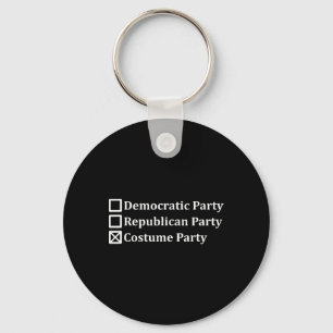 Anti-politic Democratic Republican Costume Party V Key Ring