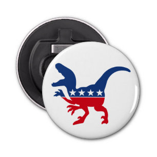 Anti-Politics Patriotic T-Rex Bottle Opener